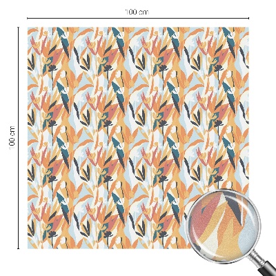 Energie botanică Folie opacă geam cu model vitraliu