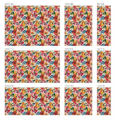 Explozie de flori Folie geam intimitate model vitraliu