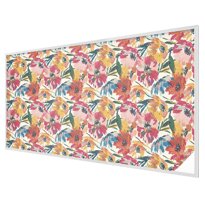 Explozie de flori Folie geam intimitate model vitraliu