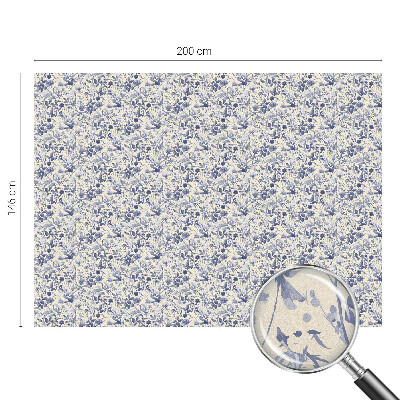 Simetria florală Folie decorativă geam vitraliu