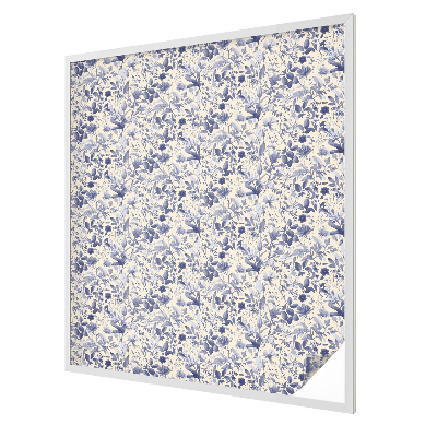 Simetria florală Folie decorativă geam vitraliu