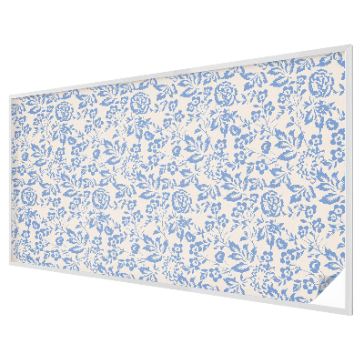 Flori frunze Folie geam intimitate model vitraliu