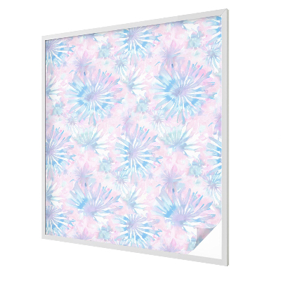 Acuarele florale Folie geam să nu se vadă din exterior