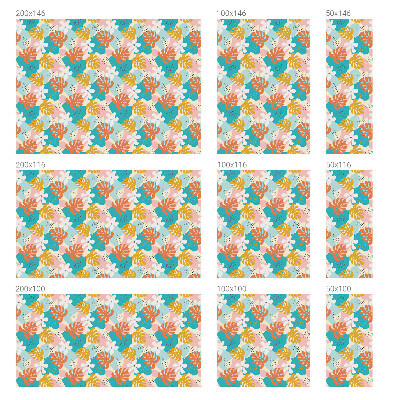 Natură exotică Folie opacă geam cu model vitraliu