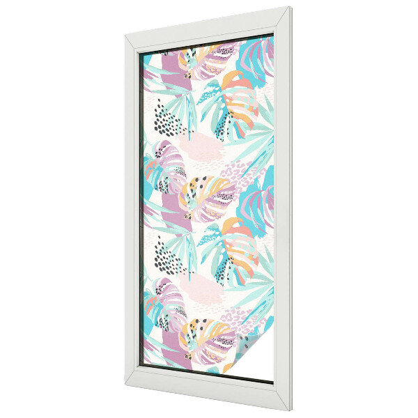 Junglă abstractă Folie geam să nu se vadă din exterior