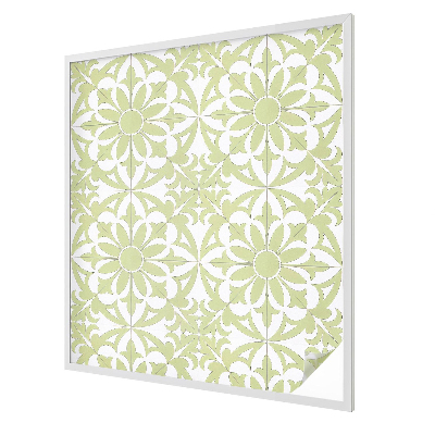 Ornament verde Folie geam intimitate model vitraliu