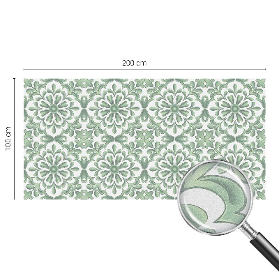 Frunze verzi Folie geam intimitate model vitraliu