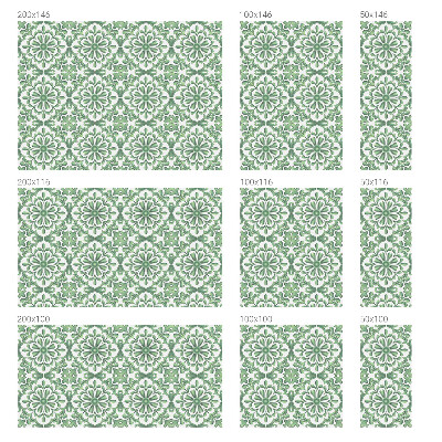 Frunze verzi Folie geam intimitate model vitraliu