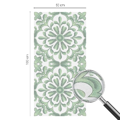 Frunze verzi Folie geam intimitate model vitraliu