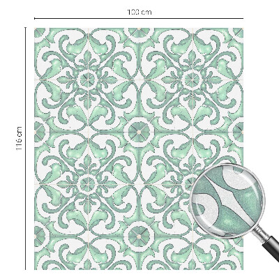 Simetrie verde Folie geam să nu se vadă din exterior