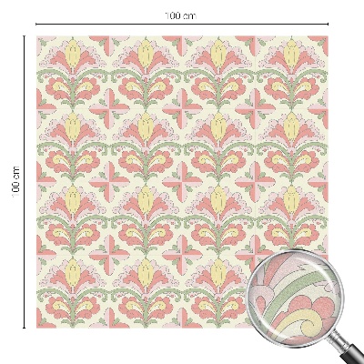 Eleganța plantelor Folie decorativă geam vitraliu