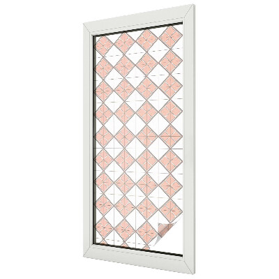 Romburi geometrice Folie geam să nu se vadă din exterior