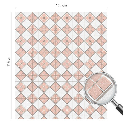 Romburi geometrice Folie geam să nu se vadă din exterior