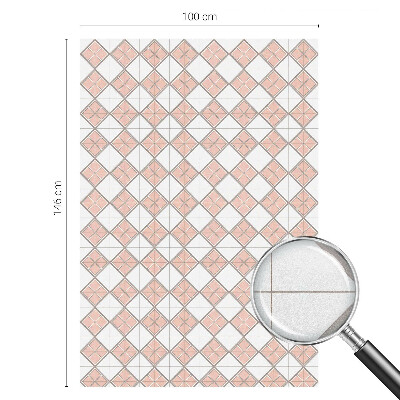 Romburi geometrice Folie geam să nu se vadă din exterior