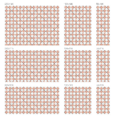Romburi geometrice Folie geam să nu se vadă din exterior