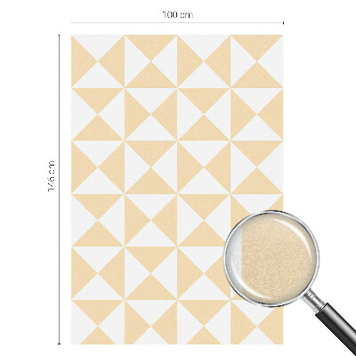 Triunghiuri geometrice Folie geam intimitate model vitraliu