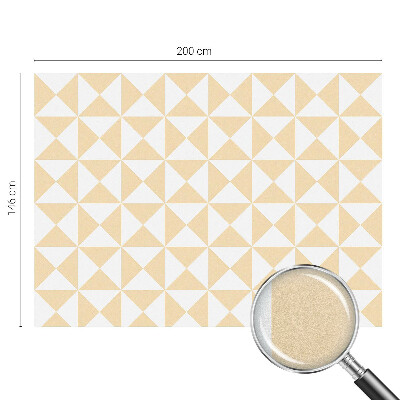 Triunghiuri geometrice Folie geam intimitate model vitraliu