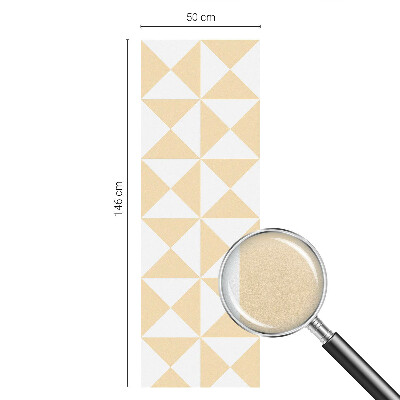 Triunghiuri geometrice Folie geam intimitate model vitraliu