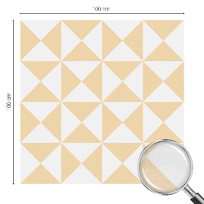 Triunghiuri geometrice Folie geam intimitate model vitraliu