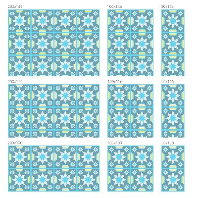 Model de stea Folie opacă geam cu model vitraliu