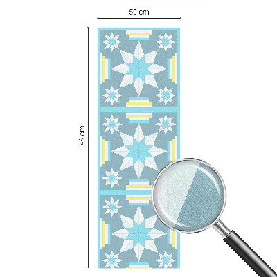 Model de stea Folie opacă geam cu model vitraliu