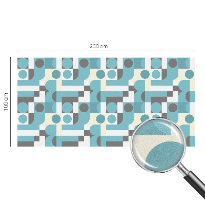 Modele geometrice Folie decorativă geam vitraliu