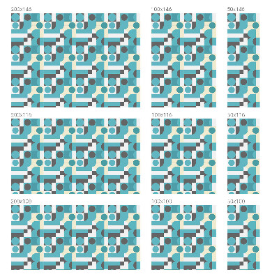 Modele geometrice Folie decorativă geam vitraliu