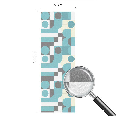Modele geometrice Folie decorativă geam vitraliu