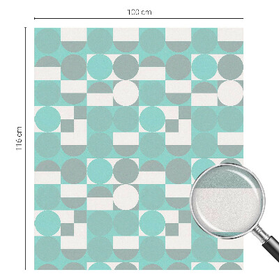 Forme geometrice Folie geam să nu se vadă din exterior