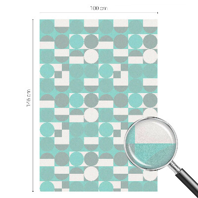 Forme geometrice Folie geam să nu se vadă din exterior