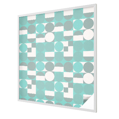 Forme geometrice Folie geam să nu se vadă din exterior