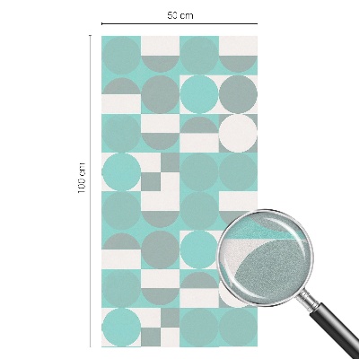 Forme geometrice Folie geam să nu se vadă din exterior