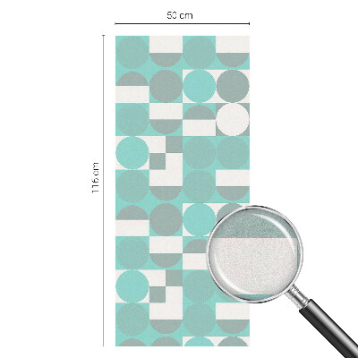 Forme geometrice Folie geam să nu se vadă din exterior