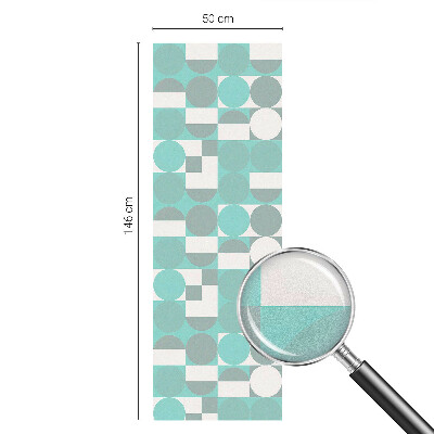 Forme geometrice Folie geam să nu se vadă din exterior