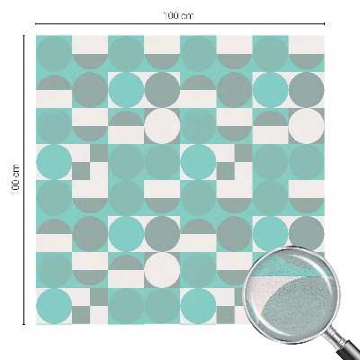 Forme geometrice Folie geam să nu se vadă din exterior