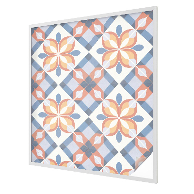 Simetrie colorată Folie geam intimitate model vitraliu