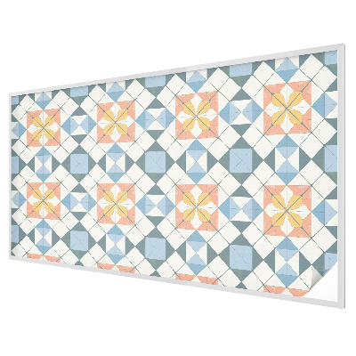 Simetrie colorată Folie decorativă geam vitraliu