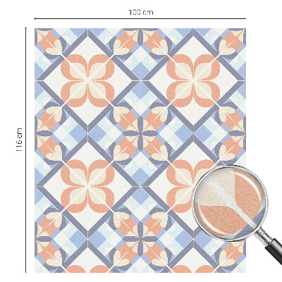 Model floral Folie autocolantă geam