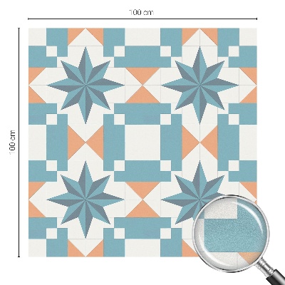 Stele albastre Folie geam intimitate model vitraliu