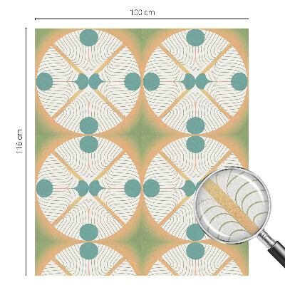 Armonie geometrică Folie decorativă geam vitraliu