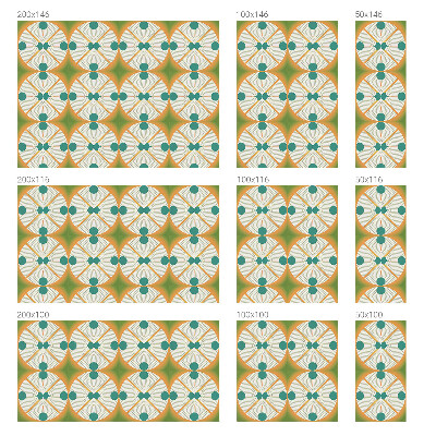 Armonie geometrică Folie decorativă geam vitraliu