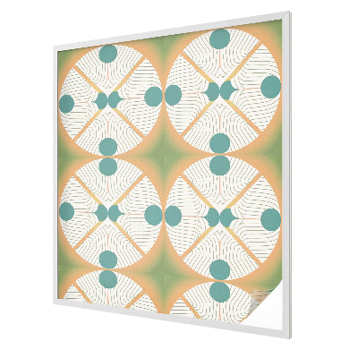 Armonie geometrică Folie decorativă geam vitraliu