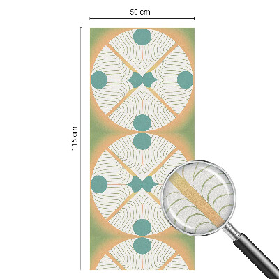 Armonie geometrică Folie decorativă geam vitraliu