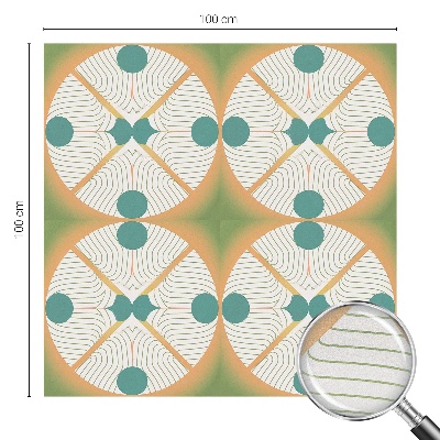 Armonie geometrică Folie decorativă geam vitraliu
