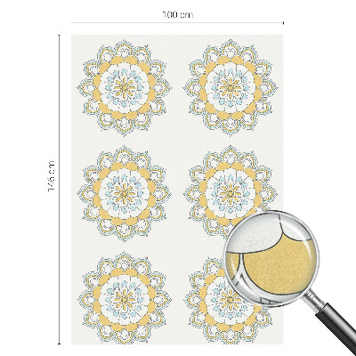 Mandale colorate Folie decorativă geam vitraliu