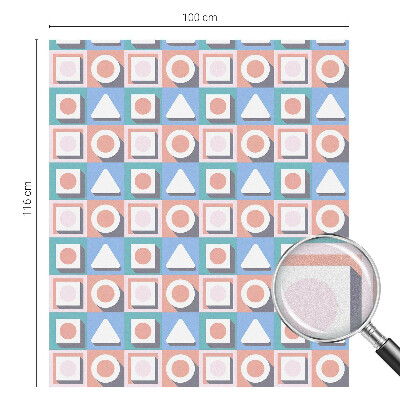Modele geometrice Folie geam să nu se vadă din exterior
