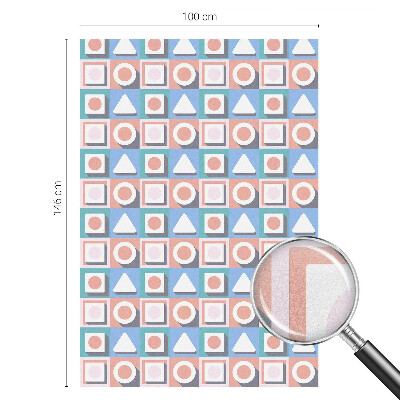Modele geometrice Folie geam să nu se vadă din exterior