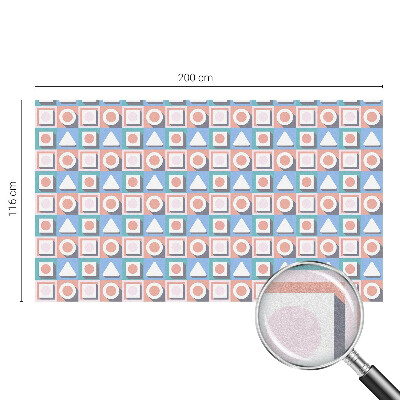 Modele geometrice Folie geam să nu se vadă din exterior