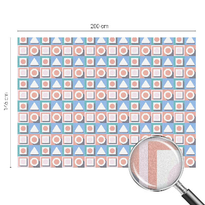 Modele geometrice Folie geam să nu se vadă din exterior