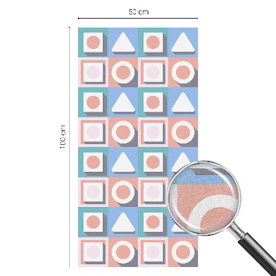 Modele geometrice Folie geam să nu se vadă din exterior